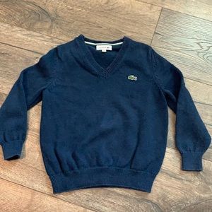 Boys Navy Lacoste Sweater